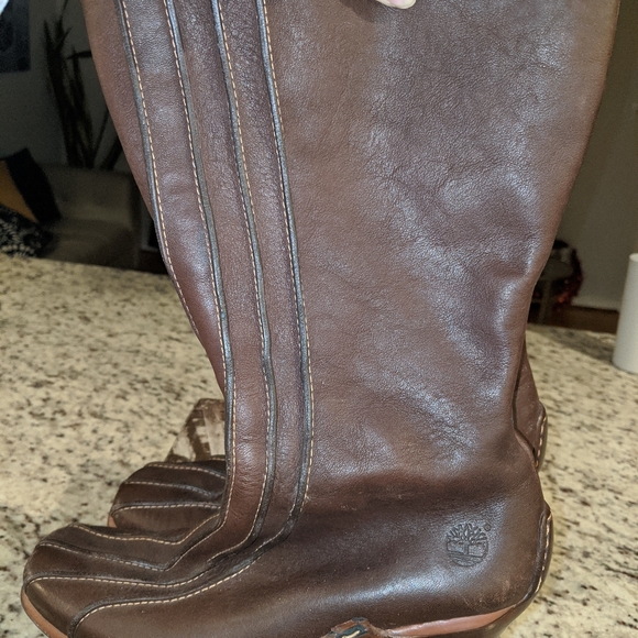 Brown high timberland boots - Picture 1 of 4
